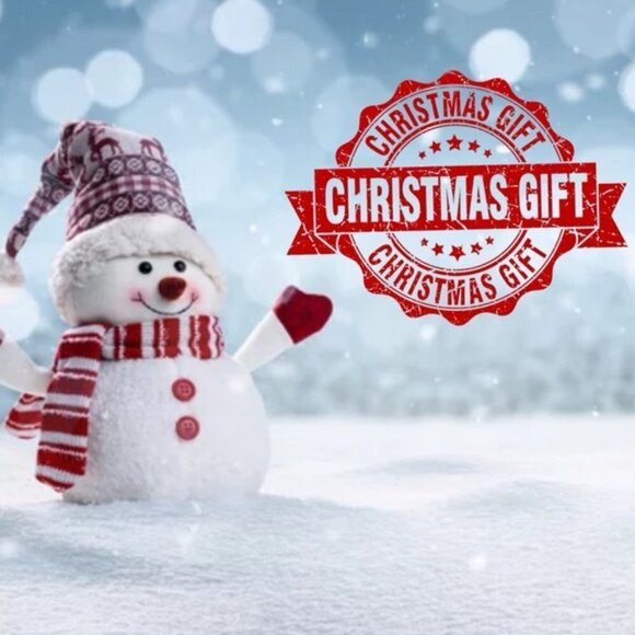 Christmas Bath Snowman Santa Fabric Shower Curtain 72 x 72 Hook Set Grey 13 PC - Picture 14 of 15